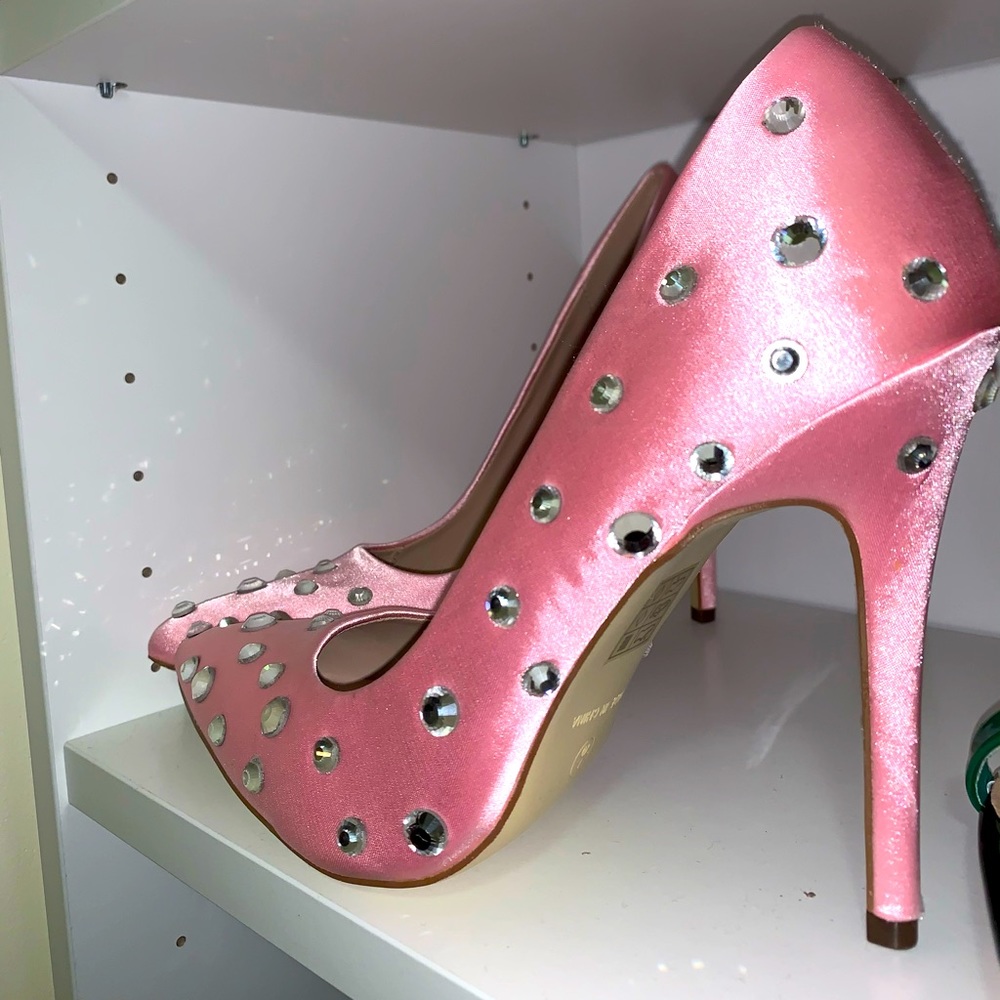 Pink Bling Heels